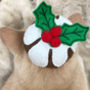 Catnip Toys, Christmas Pudding Cat Toy, thumbnail 4 of 7
