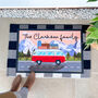 Personalised Printed Campervan Doormat Travel Gift, thumbnail 1 of 3