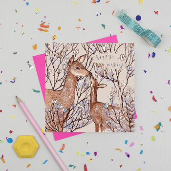 'Fauna Birthday' Mixed Pack Of 11 Greeting Cards, 4 of 12