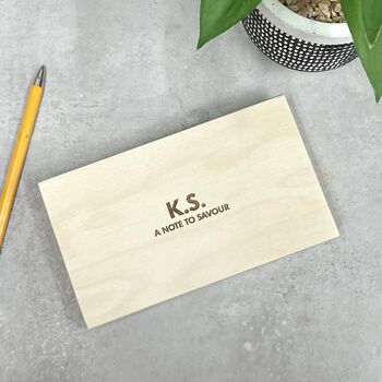 Personalised Wooden Bank Note Box, 3 of 5