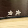 Mini Textured Star Earrings, thumbnail 6 of 12