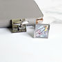 Personalised Map Location Square Cufflinks, thumbnail 3 of 6