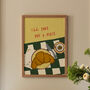 I'll Save You A Piece Croissant Print, thumbnail 1 of 11