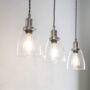 Trio Of Hoxton Domed Pendant Light, thumbnail 2 of 3