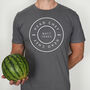 Minimalist Personalised Head Chef Organic T Shirt, thumbnail 1 of 4