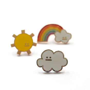 Cloud Enamel Pin Badge, 8 of 8