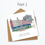 Loughborough Graduation Skyline Personalised Card, thumbnail 2 of 9