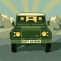 Land Rover Age Birthday Card For Men In Their 50s, thumbnail 3 of 3