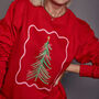 Christmas Tree Bow Sweatshirt, thumbnail 2 of 8