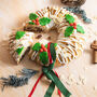 Festive Fruit And Almond Wreath Centrepiece Baking Kit, thumbnail 1 of 4