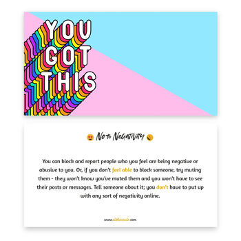 Well Being Positivity Cards For Kids On Social Media, 2 of 10