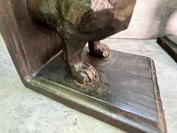 29cm Black Dachshund Bookends Sausage Dog Gift 3kg Pair, 4 of 8