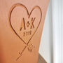 Personalised Love Heart Engraved Pot, thumbnail 5 of 8