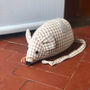 Gingham Mouse Door Stop, thumbnail 1 of 1