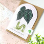 For My Favourite Plant Parent Arched Card, thumbnail 1 of 9