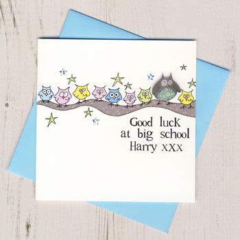 Personalised Good Luck At Big School Card, 2 of 4