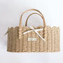Scallop Edge Nappy Caddy Basket, thumbnail 1 of 7