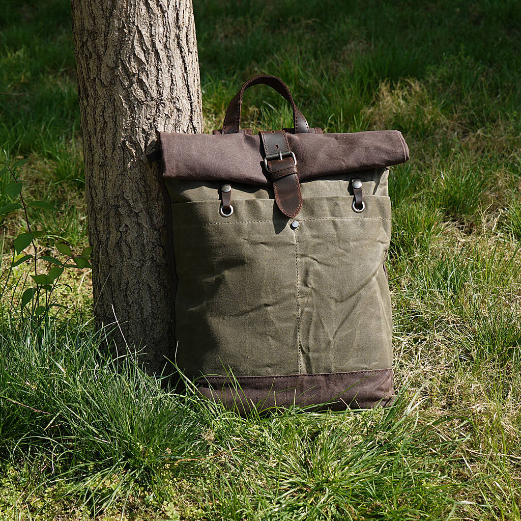 best waxed canvas backpack