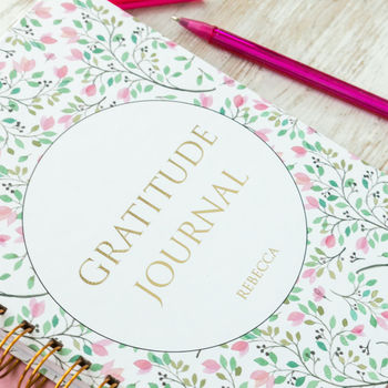 Personalised 'Gratitude Journal' Notebook, 2 of 7