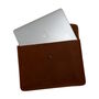 Hoxton Leather Laptop Sleeve Document Wallet, thumbnail 3 of 5