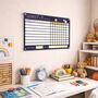 Personalised Acrylic Space Themed Kids Responsibility Chart, thumbnail 4 of 7