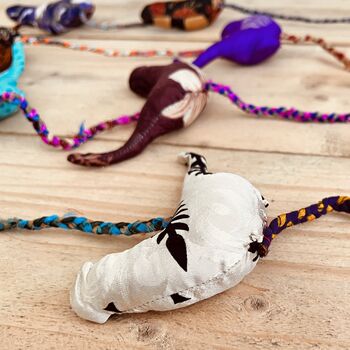 Decorative String Silk Fabric Birds With Bell, 6 of 6