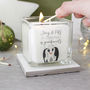 Grandparents First Christmas Penguin Scented Candle, thumbnail 1 of 6