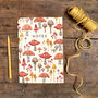 A5 Toadstool Pattern Notebook, thumbnail 2 of 3