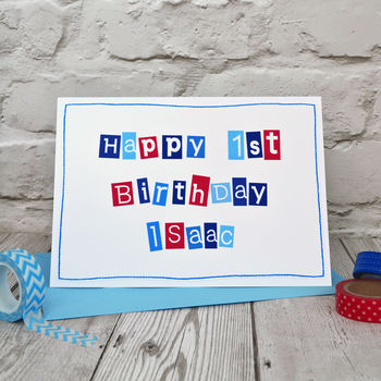 Personalised Children's Age Birthday Card, 2 of 3