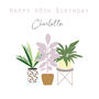 Happy Birthday Personalised Plant Pot Greeting Card, thumbnail 2 of 2