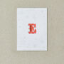 Letter E Alphabet Iron On Patch, thumbnail 4 of 4