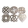 Celtic Wooden Knot Coasters, thumbnail 3 of 3