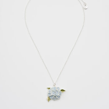 Hydrangea Silver Necklace, 4 of 7