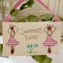 Girl's Personalised Door Sign, thumbnail 6 of 6
