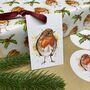 Robin Christmas Wrapping Paper, Gift Wrap, thumbnail 10 of 10
