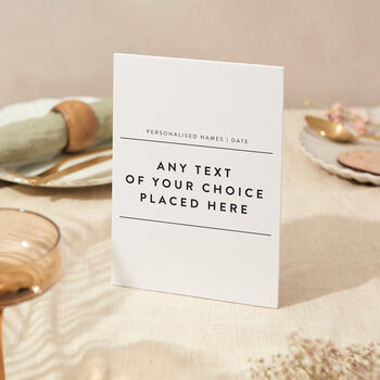 Wedding Unplugged Ceremony Sign A4 Simple Modern Layout, 2 of 5
