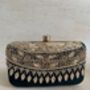 Heavily Embroidered Green Clutch Bag, thumbnail 10 of 11