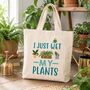 Funny Plant Lover Tote Bag Gift, thumbnail 5 of 7