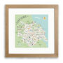Map Of Yorkshire Print By Hilary Yafai, thumbnail 5 of 8