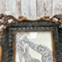 Black Ornate Photo Frame 6x4 Elegant Picture Frame Gift, thumbnail 10 of 10