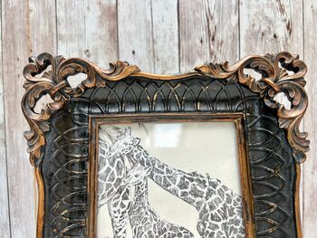 Black Ornate Photo Frame 6x4 Elegant Picture Frame Gift, 10 of 10