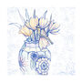 'Vase' Greeting Card, thumbnail 2 of 2