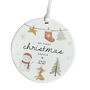 First Christmas Ceramic Ornament Gift For Children, thumbnail 3 of 7