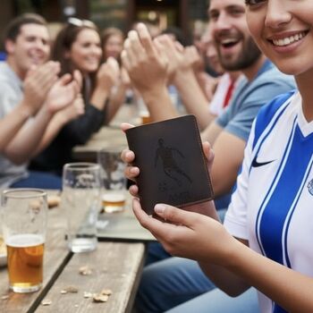 Personalised Buffalo Leather Sports Wallet, 5 of 12