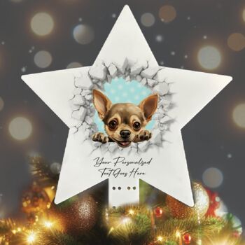 Personalised Christmas Chihuahua Break Through, 9 of 10