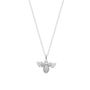 Matte Bumble Bee Sterling Silver Necklace, thumbnail 5 of 12