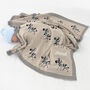 Personalised Zebra Baby Blanket Neural, thumbnail 4 of 11