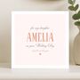 My Daughter On Your Wedding Day Personalised Greeting Card, thumbnail 7 of 8