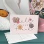 'Hello My Lovely Friend' Floral Friendship Postcard, thumbnail 2 of 2