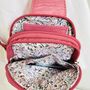 Mini Double Crossbody Bag ~ Pink, thumbnail 4 of 8